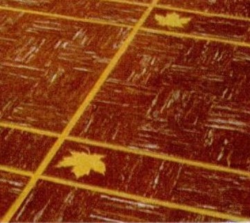 Vintage Kentile Vinyl Asbestos Chip Stone Rust #1192 10 SQ FT 12x12in Floor Tile 