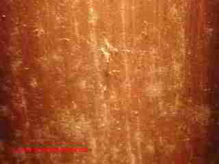 Flashlight dust © D Friedman at InspectApedia.com 
