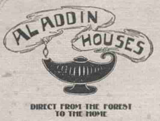 Aladdin kit homes catalog logo from 1910