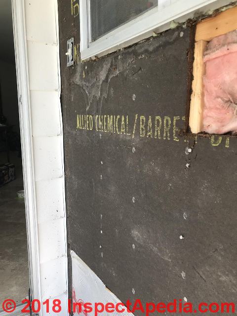 Allied Chemical / Barrett R-Brace Fiberboard Identification Building ...