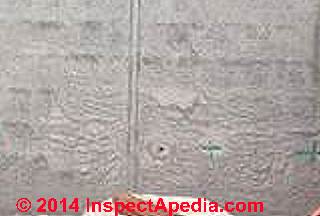 Concrete wall ripples (C) InspectAPedia CI