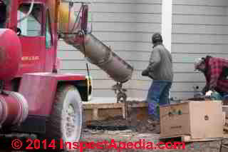 Concrete placement by delivery truck, Poughkeepsie NY © Daniel Friedman