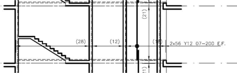 Concrete wall plan schematic (C) InspectApedia CI