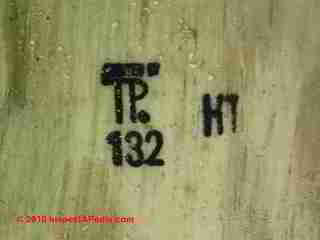 Pressure treated lumber marking codes (C) Daniel Friedman