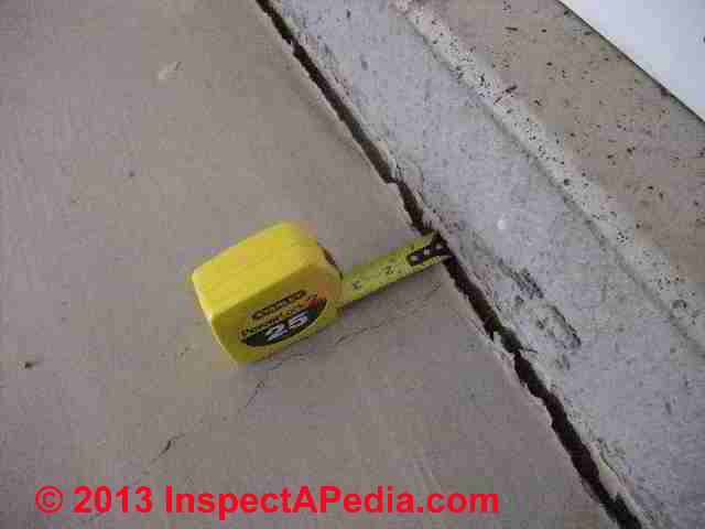 Concrete Floor Crack Evaluation Guide Shrinkage Gap Cove Joint