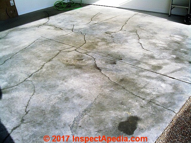 Garage floor cracks 395 BHs