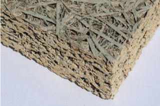 Savolit wood fibre panel at InspectApedia.com