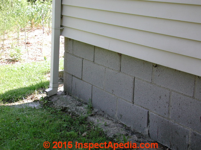 Diagnose Evaluate Step Cracks In Concrete Block Walls Foundations