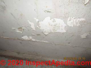 Probing termite damage in a Rhode Island Home (C) InspectApedia.com Grudzinski