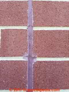 Control joints in a brick veneer at the Van Scriver Elementary School in Haddonfield New Jersey © Daniel Friedman at InspectApedia.com