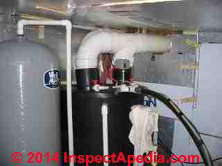 Water purifier, de salinator, chlorinator designed for shipboard use, installed in U.S. home (C) Daniel Friedman