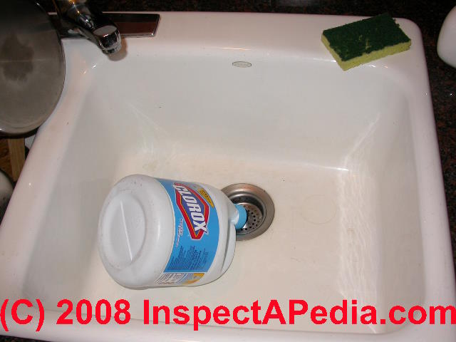 Can You Pour Bleach Down The Drain If You Have A Septic Tank Drinking Water Testing Advice Cheating On Water Bacteria Tests Advice For Home Buyers Home Owners Home Inspectors
