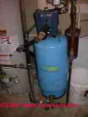water tank pressure bladder pump booster air well supply tanks pumps residential storage set type inspectapedia settings replace jet repair