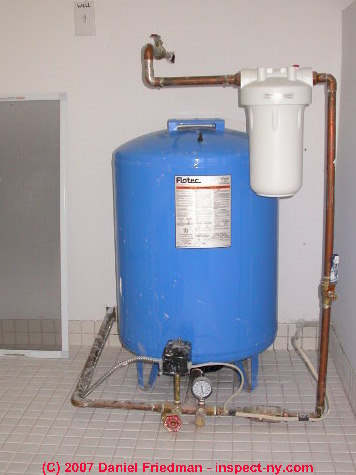 Bladder Type Water Storage Pressure Tanks Diagnosis Repair