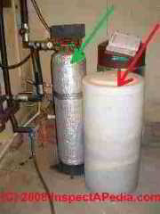 Old water softener needs to be winterized (C) Daniel Friedman