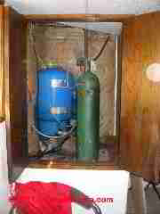 Water tank in closet (C) Daniel Friedman